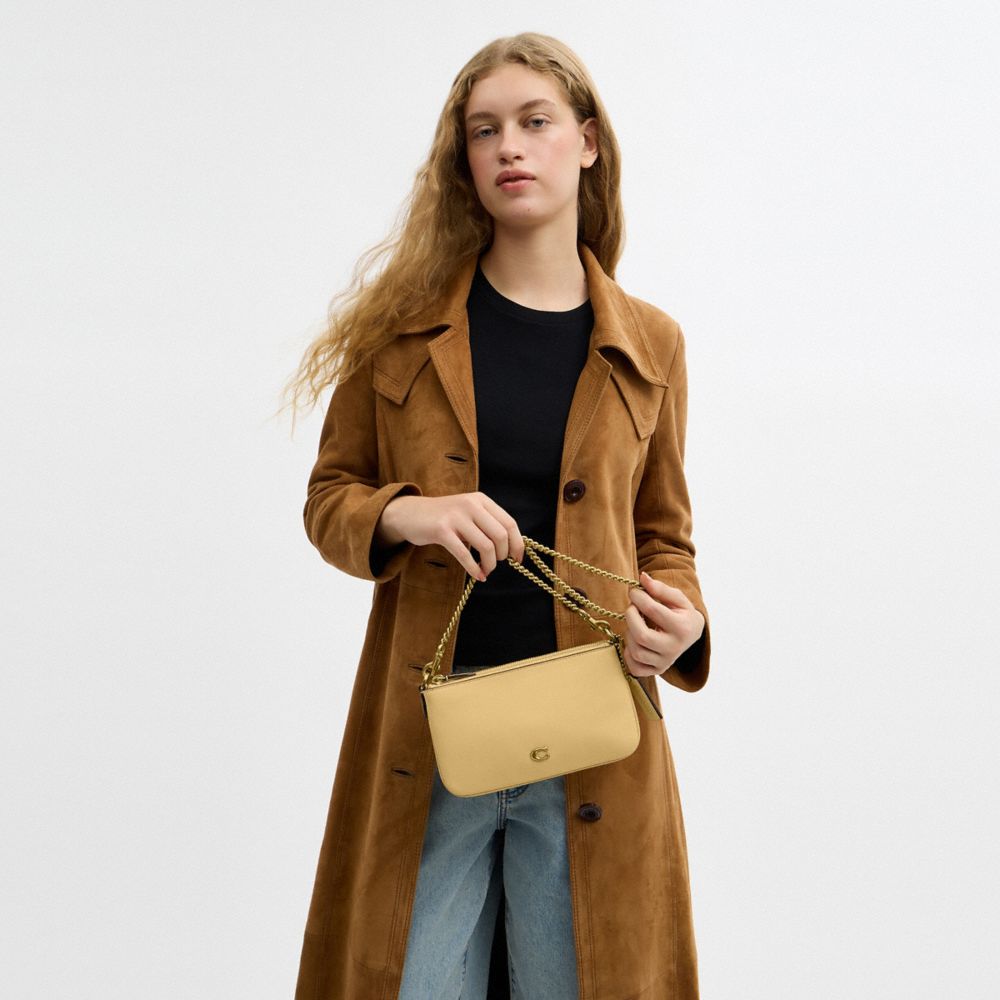 Coach Audrey Crossbody Bag Brass Vanilla