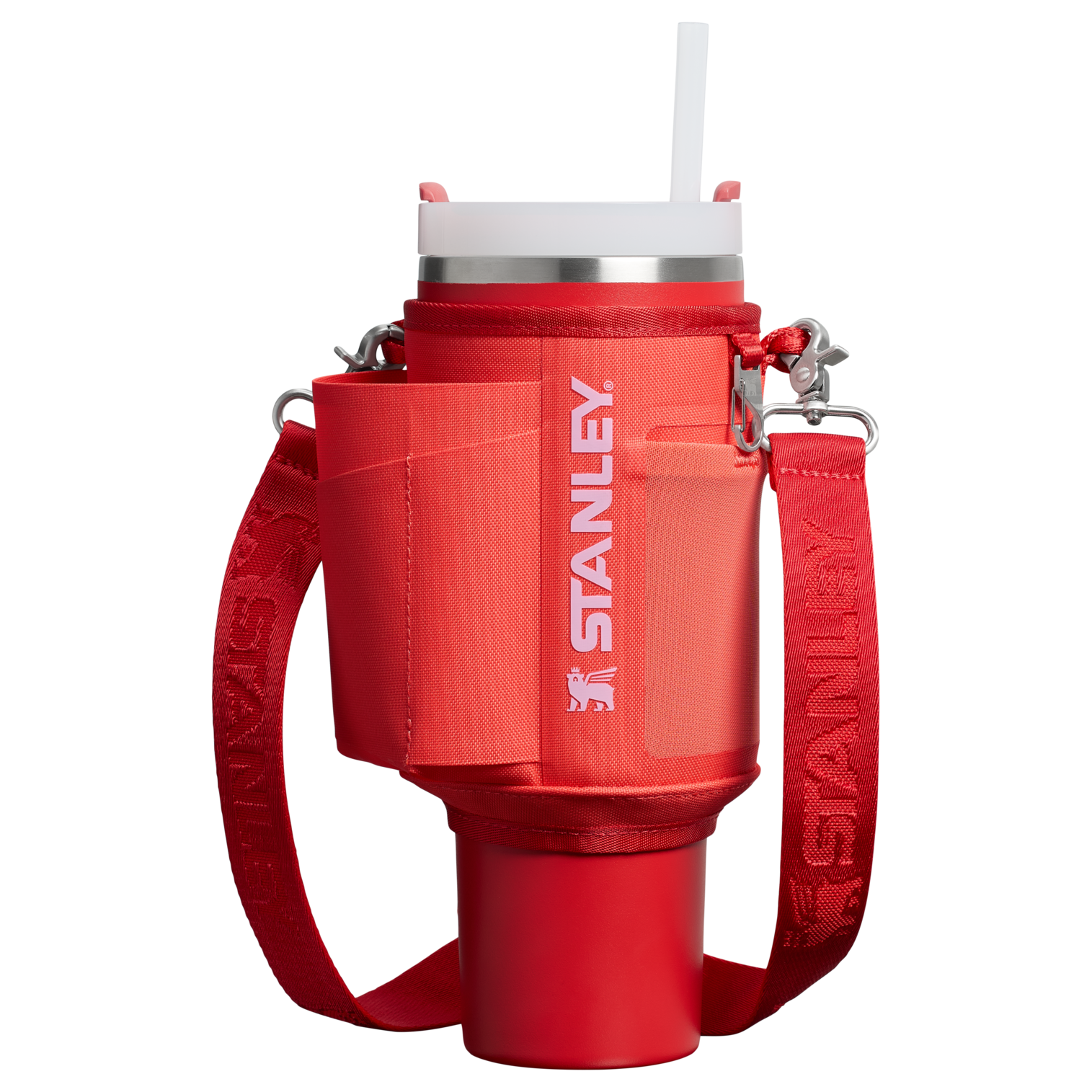 Stanley The All Day Quencher Carry-All | 40 OZ Hot Coral