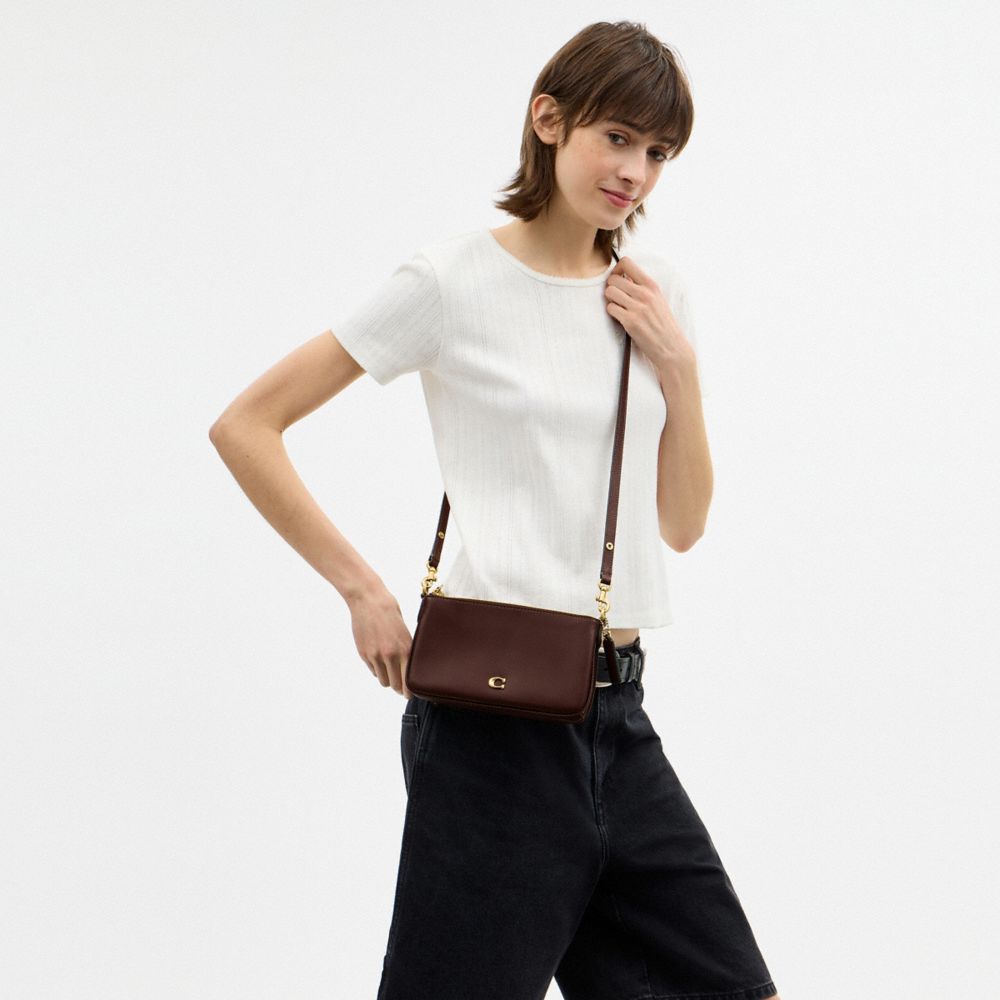 Coach Audrey Crossbody Bag Brass Maple