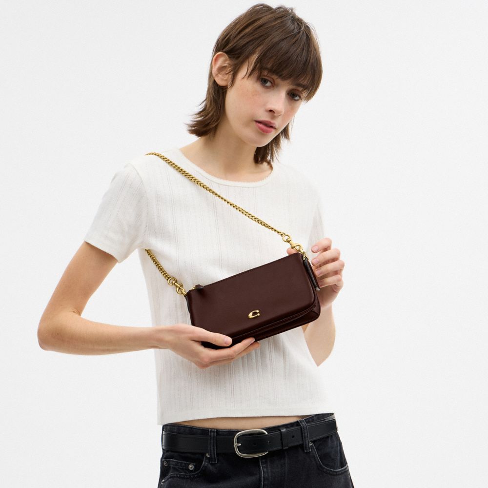 Coach Audrey Crossbody Bag Brass Maple