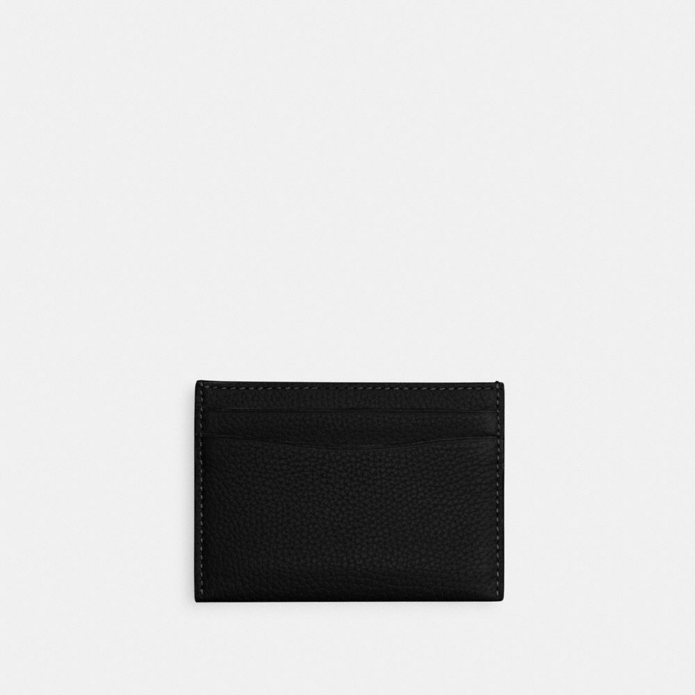 Coach Essential Card Case Brass Black