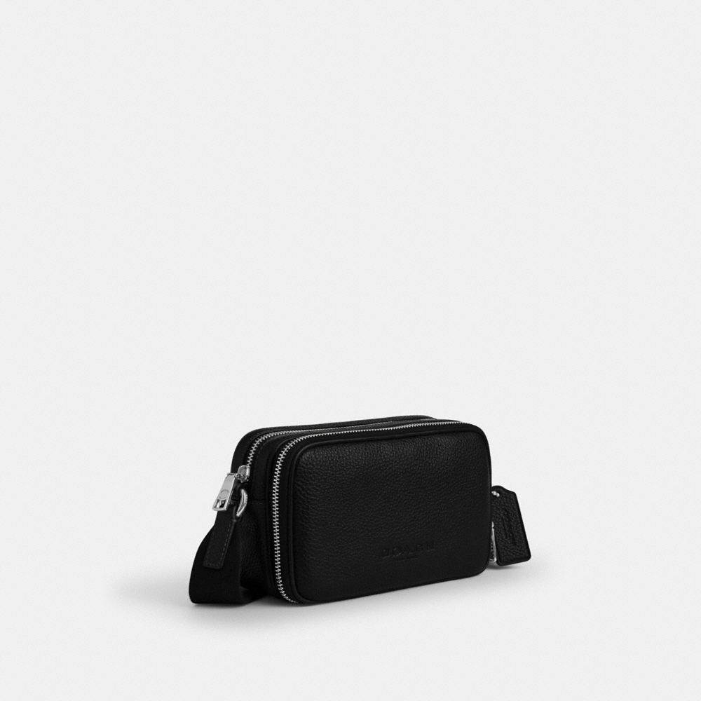 Coach Colton Crossbody Bag 19 Silver Black