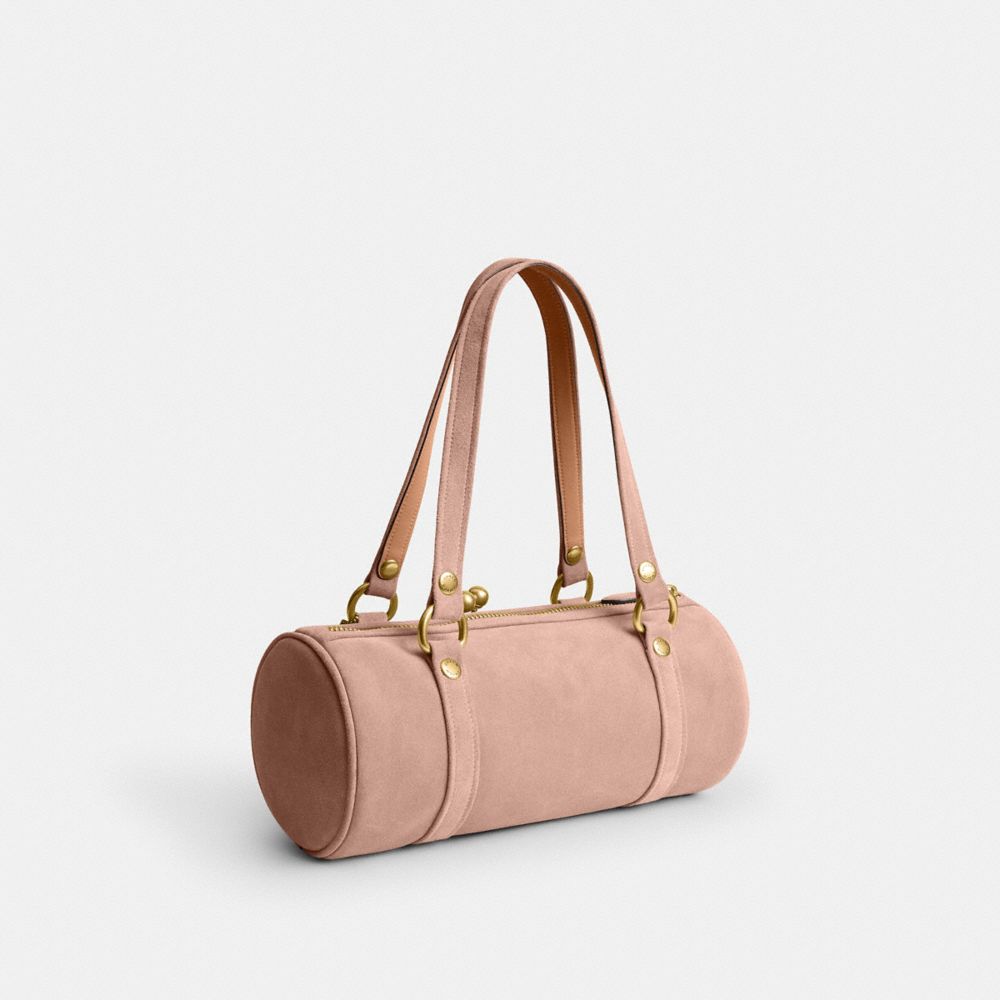 Coach Kisslock Barrel Bag Brass Nuage