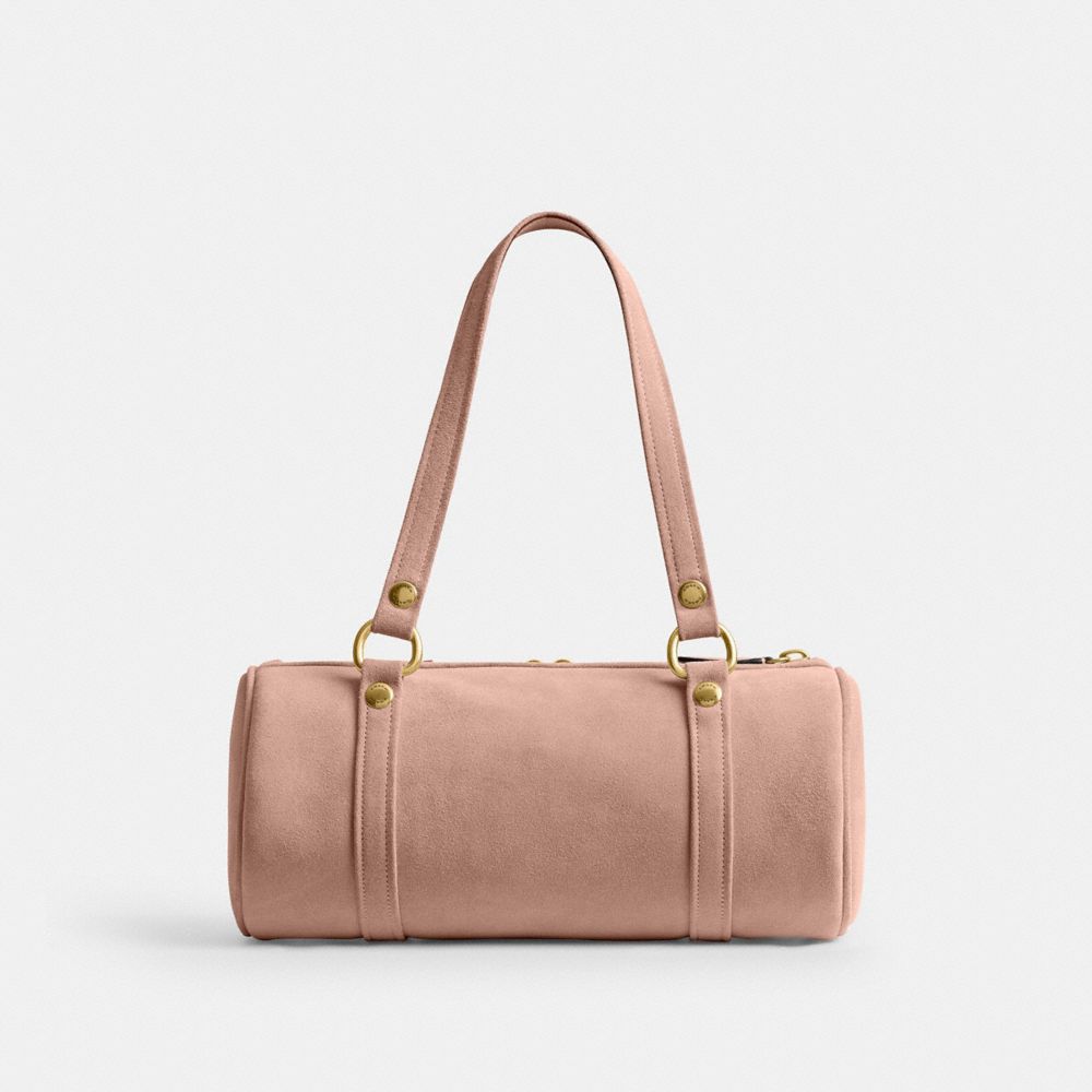 Coach Kisslock Barrel Bag Brass Nuage