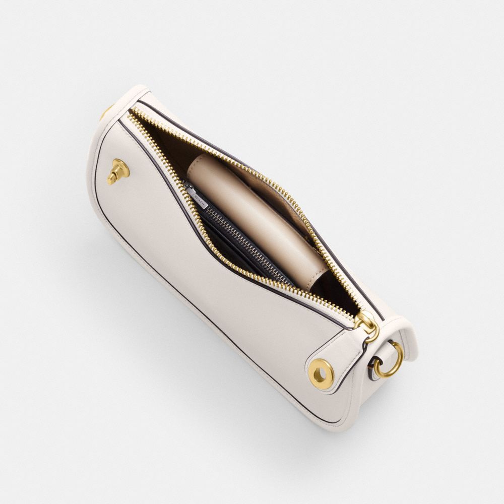Coach Swinger Bag Brass Chalk