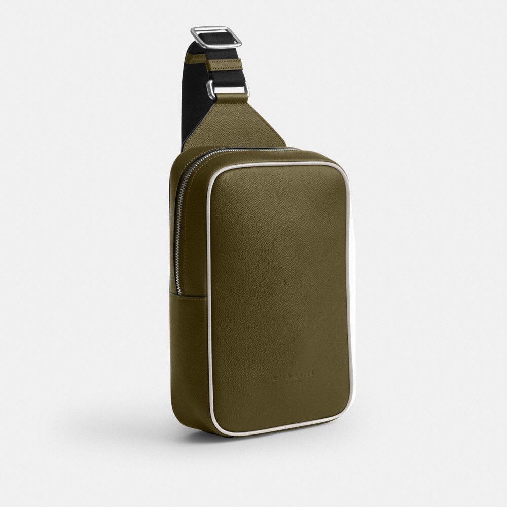 Coach Ray Pack 17 Silver Olive