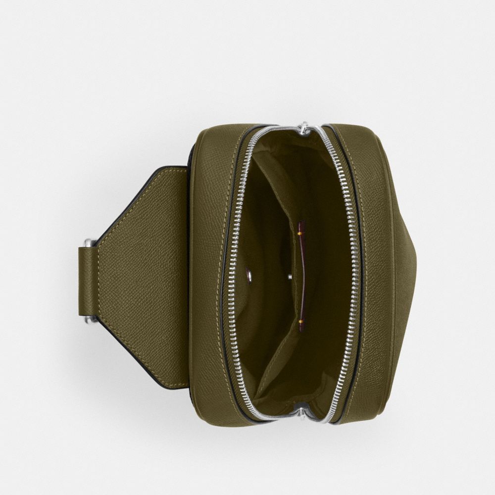 Coach Ray Pack 17 Silver Olive