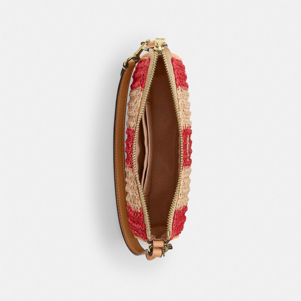 Coach Nolita 19 Gold Red Tan