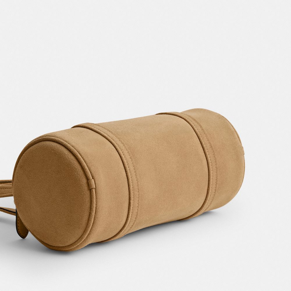 Coach Kisslock Barrel Bag 28 Brass Soul