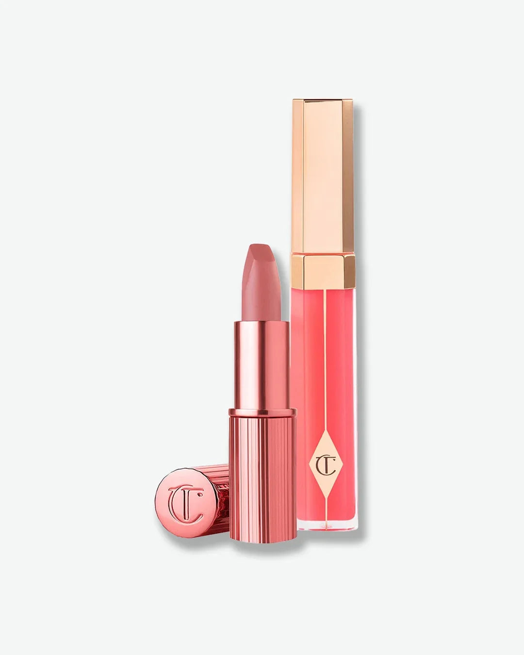 Charlotte Tilbury Kissing Duo Set Icon Baby And Hall Of Fame Lip Lustre