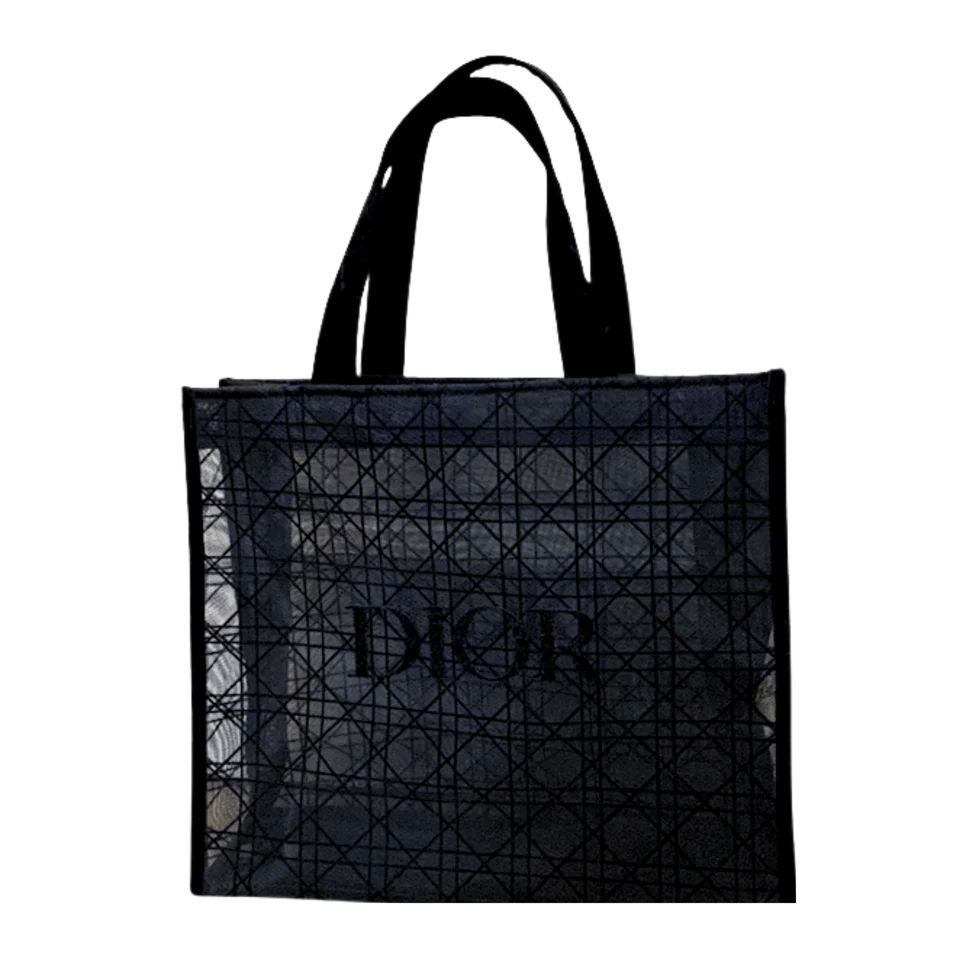 Dior Mesh Tote Bag - Black