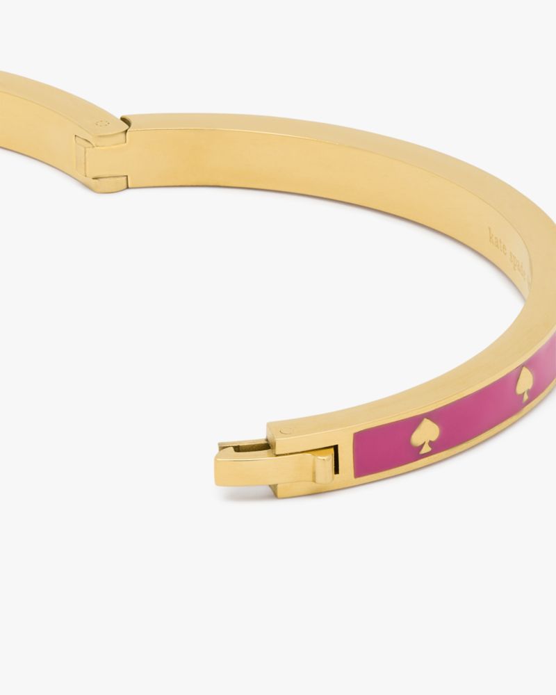 Spot The Spade Enamel Hinged Bangle