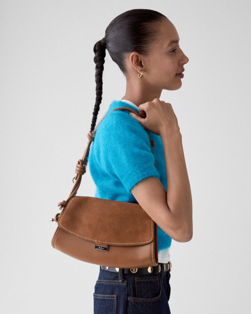 Ali Suede Shoulder Bag