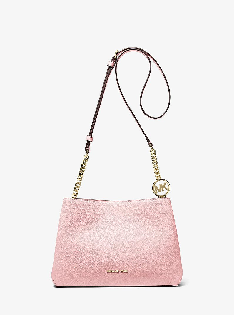 Christina Small Pebbled Leather Crossbody Bag