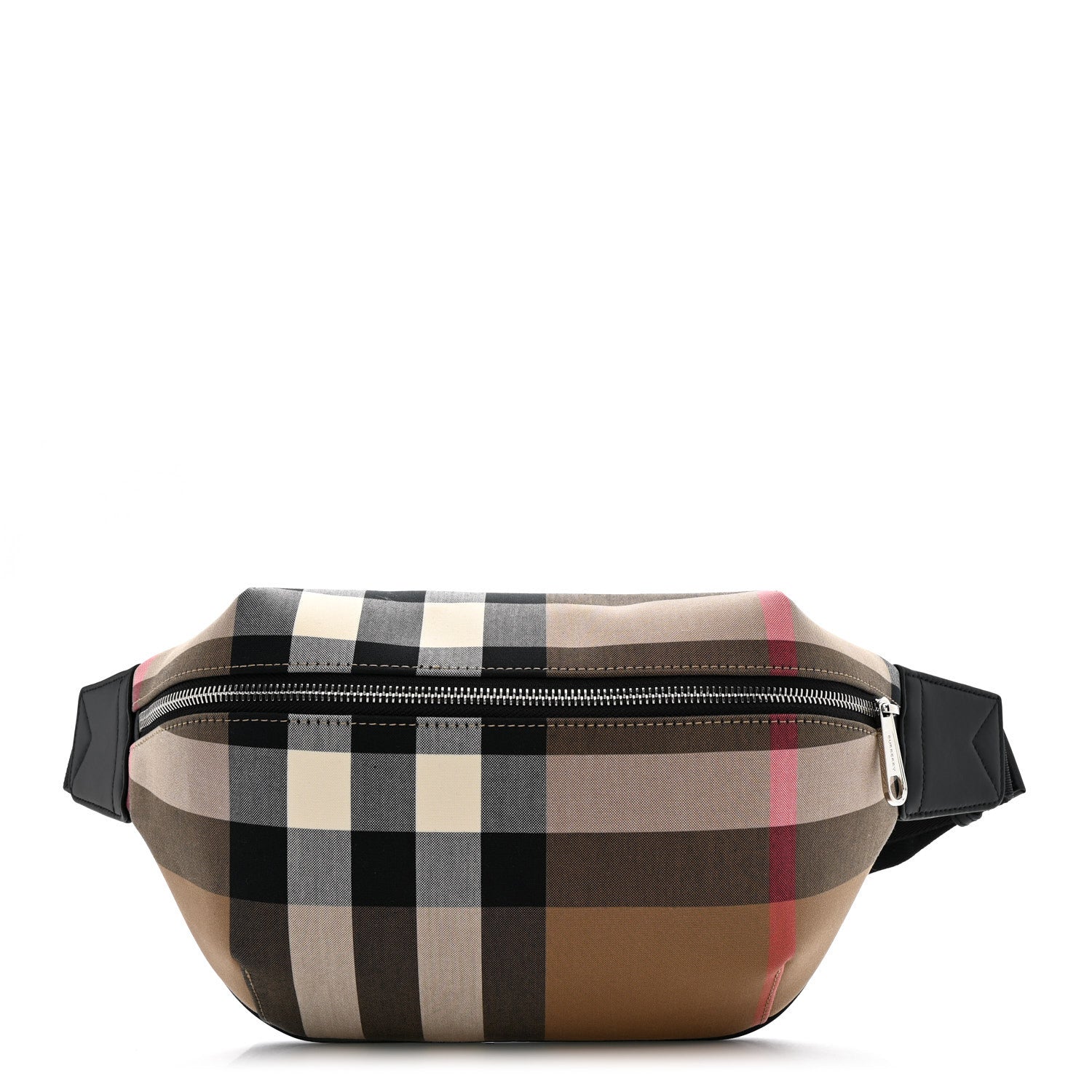 Burberry IP Check Sonny Bum Bag Taupe Brown