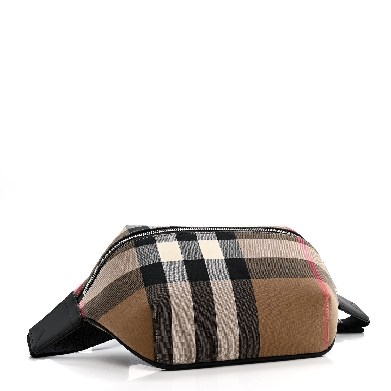 Burberry IP Check Sonny Bum Bag Taupe Brown