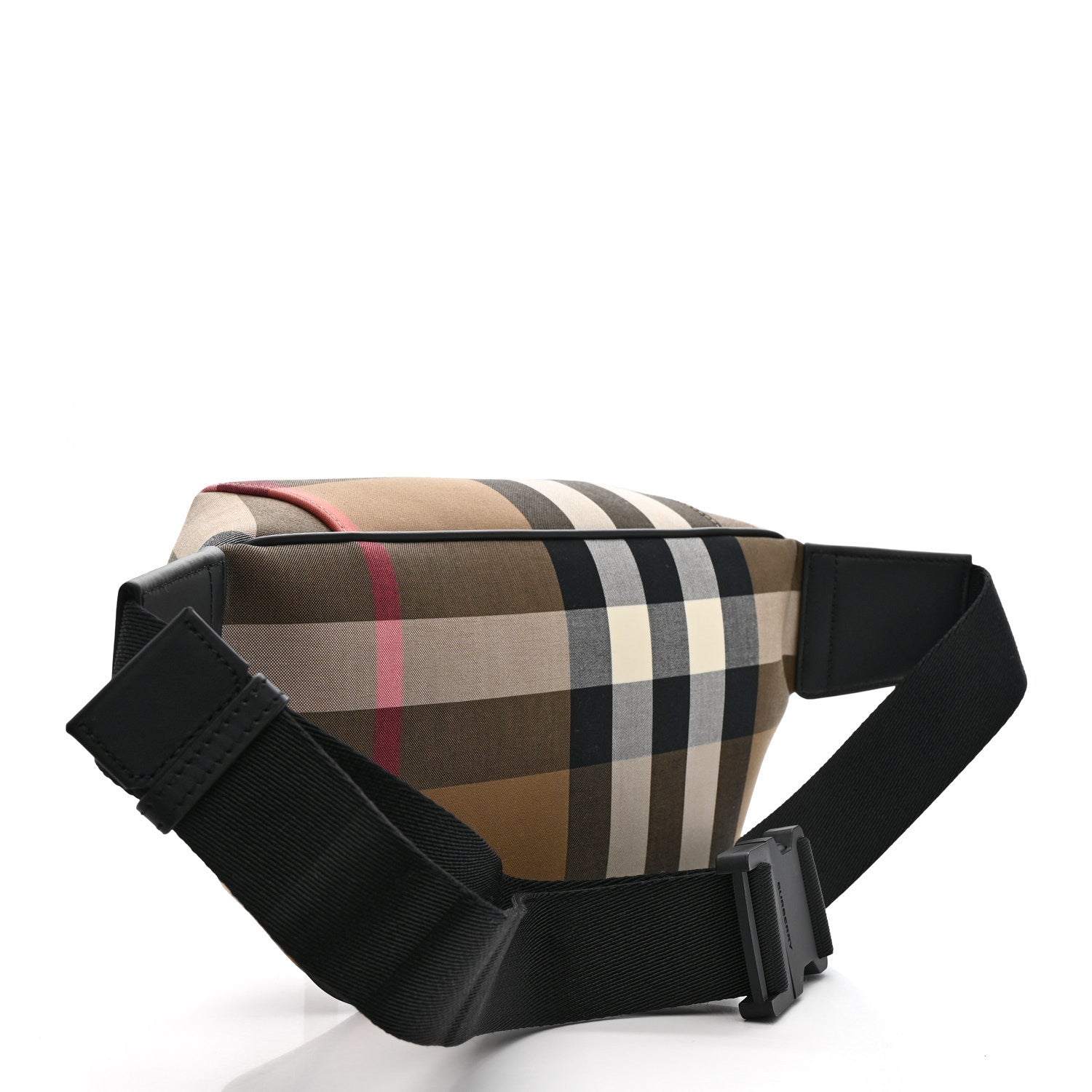 Burberry IP Check Sonny Bum Bag Taupe Brown