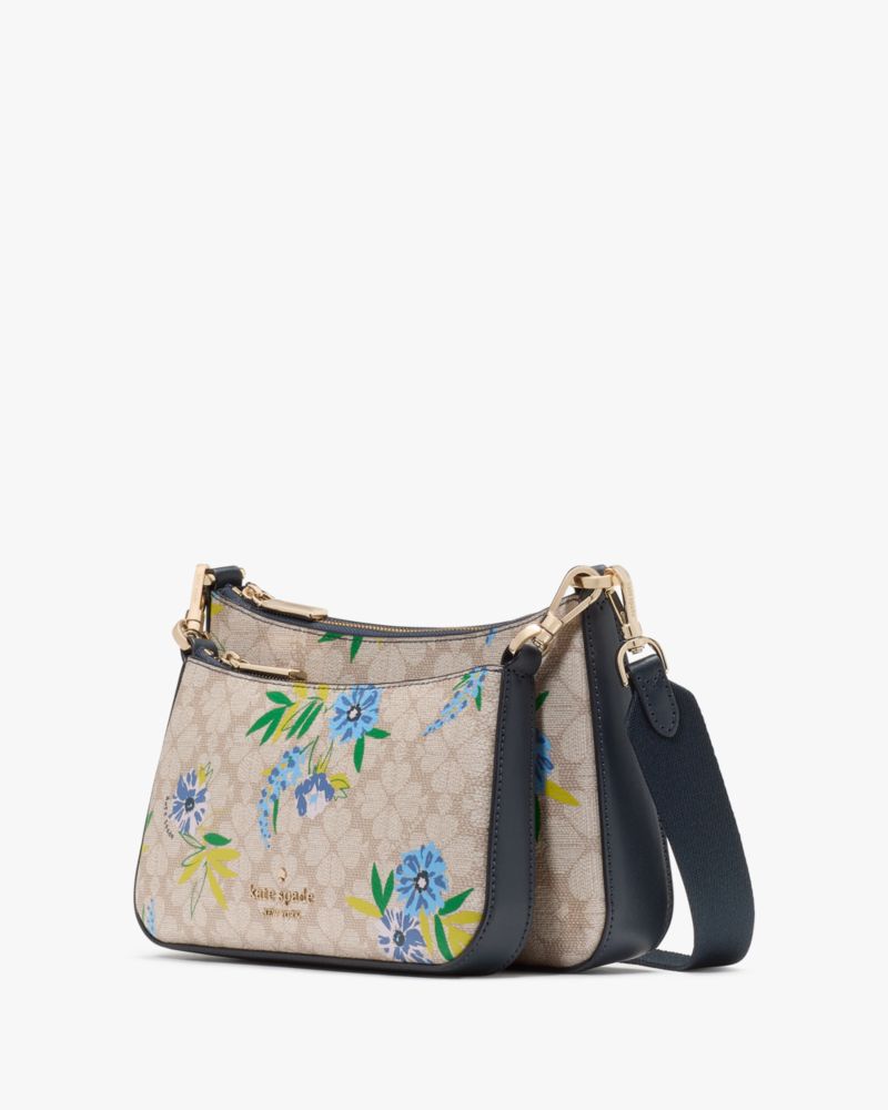 Duet Spade Flower Floral Crossbody