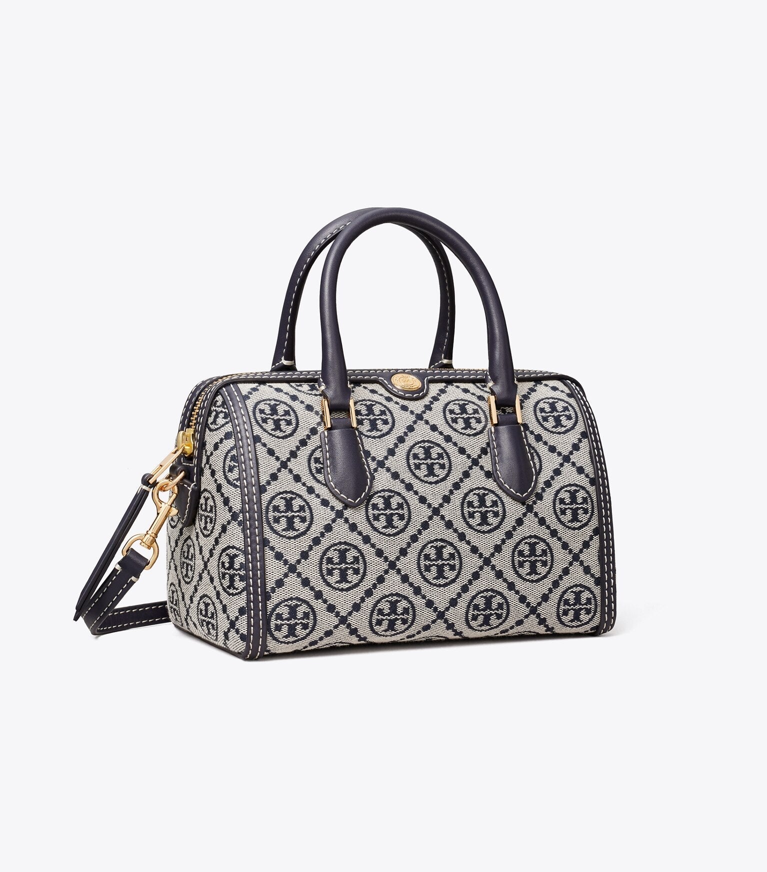 T Monogram Petite Barrel Bag