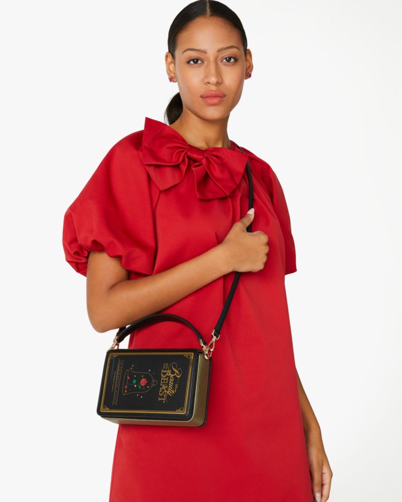 Disney X Kate Spade New York Beauty And The Beast 3d Book Crossbody