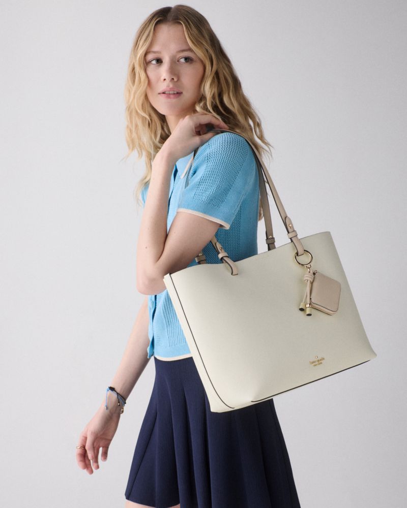 Tessa Tote Bag With Charm