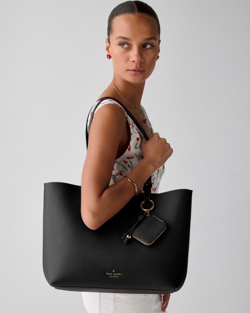 Tessa Tote Bag With Charm