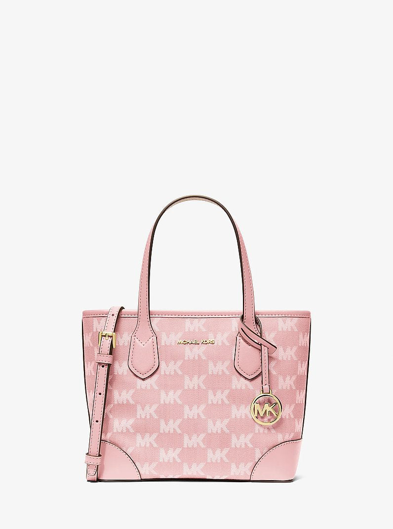 Eva Extra-Small Logo Jacquard Convertible Tote Bag