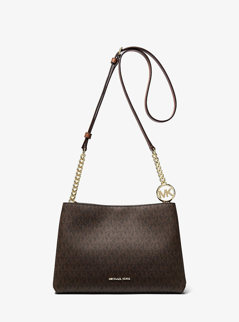 Christina Small Signature Logo Crossbody Bag