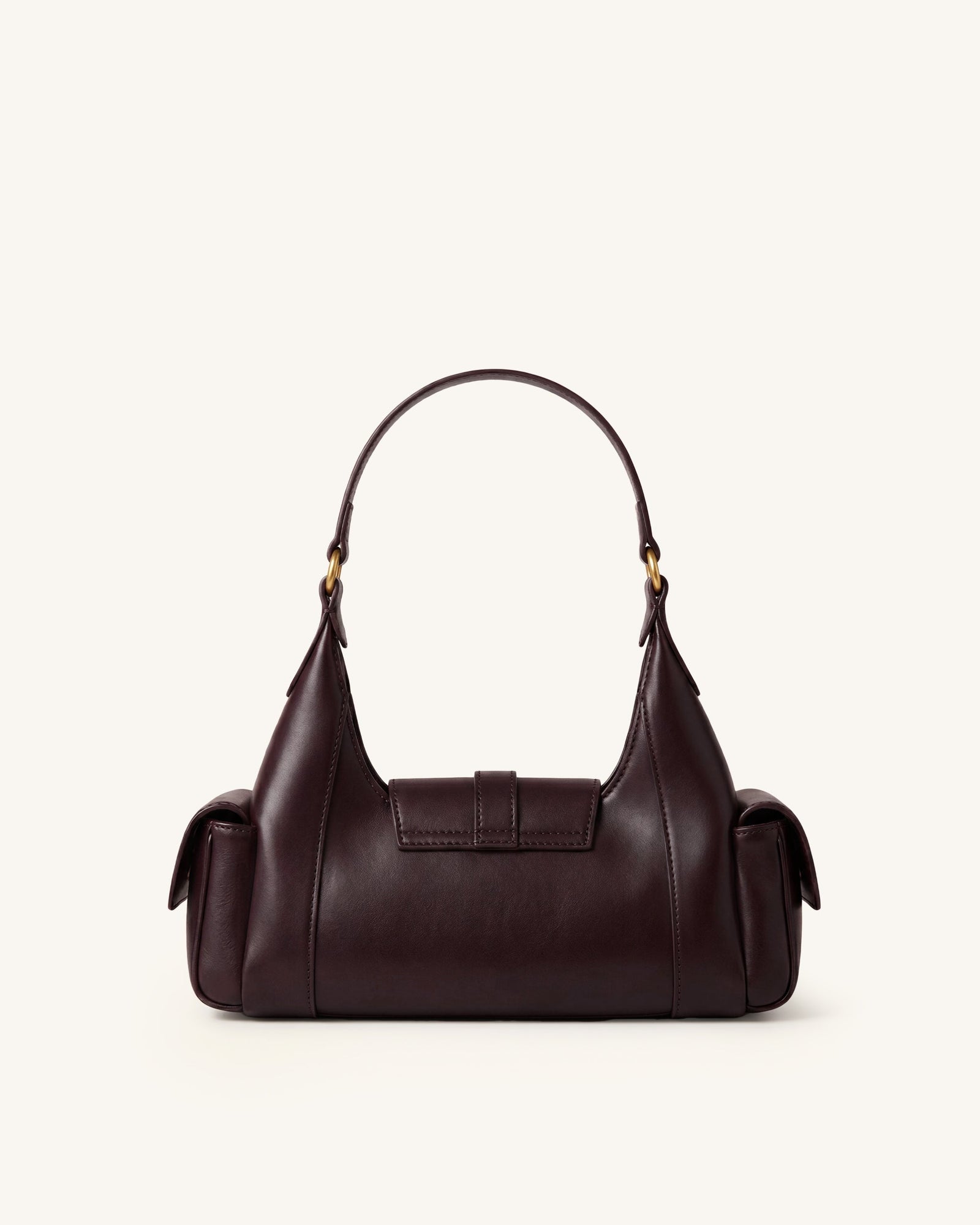 Jw Pei Estelle Pocket Shoulder Bag Dark Brown