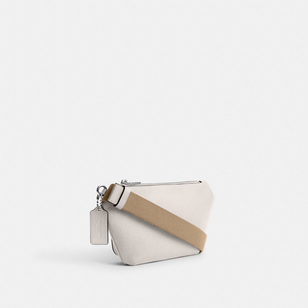 Coach Belt Bag With Signature Canvas Interior Detail Chalk