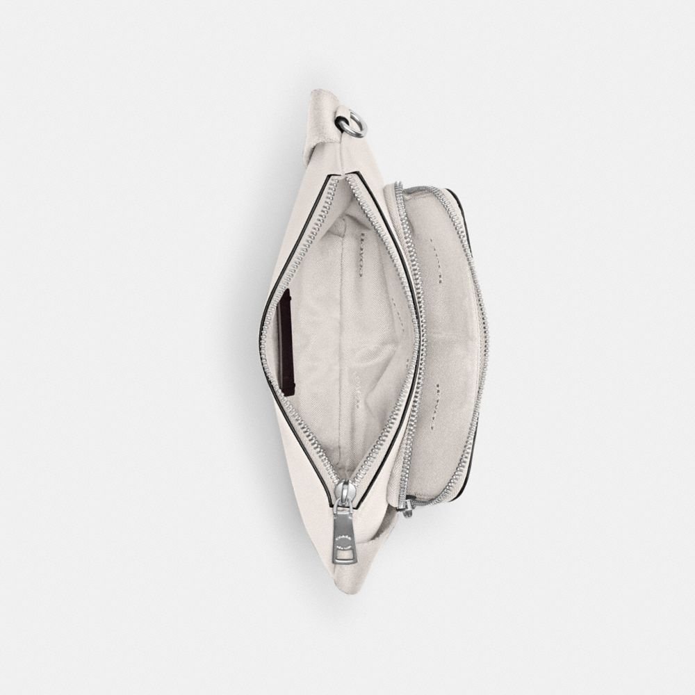 Coach Belt Bag With Signature Canvas Interior Detail Chalk