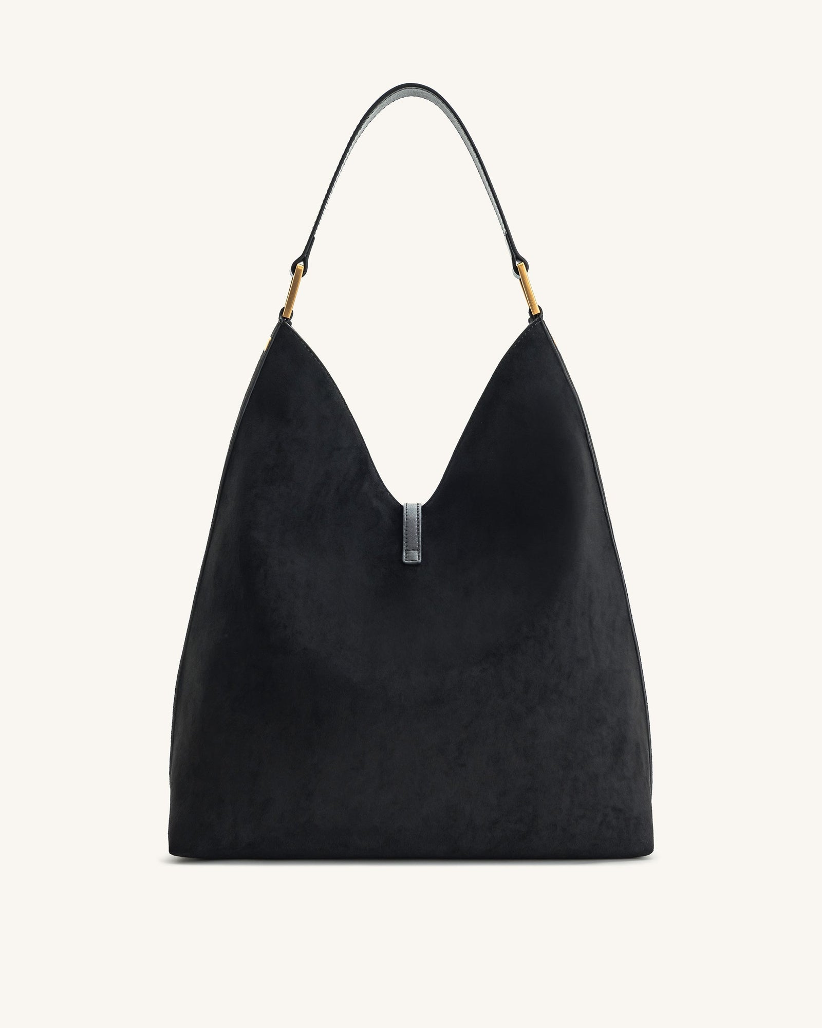 Jw Pei Aria Faux Suede Shoulder Bag Black