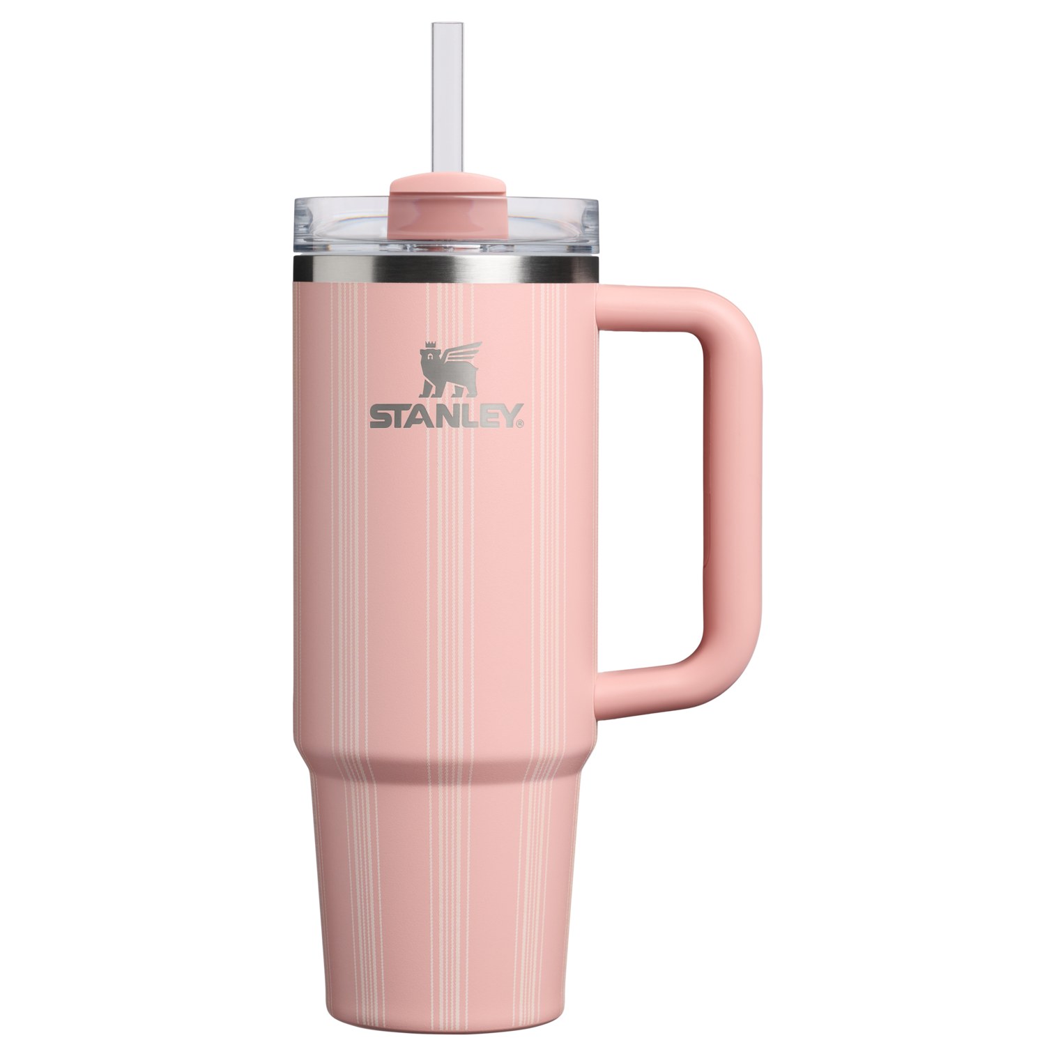 Stanley The Quencher H2.0 Flowstate Tumbler | 30 OZ Peach Rose Picnic Stripe