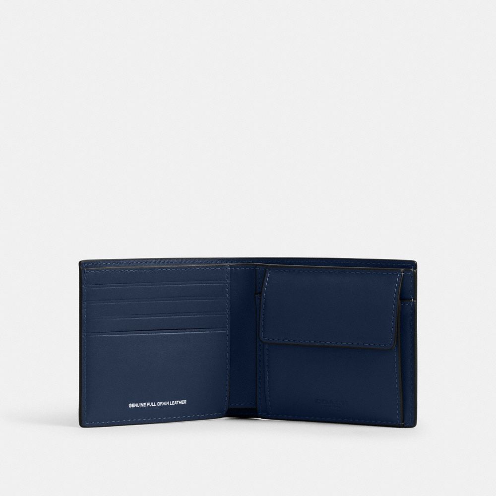 Coach Coin Wallet Navy