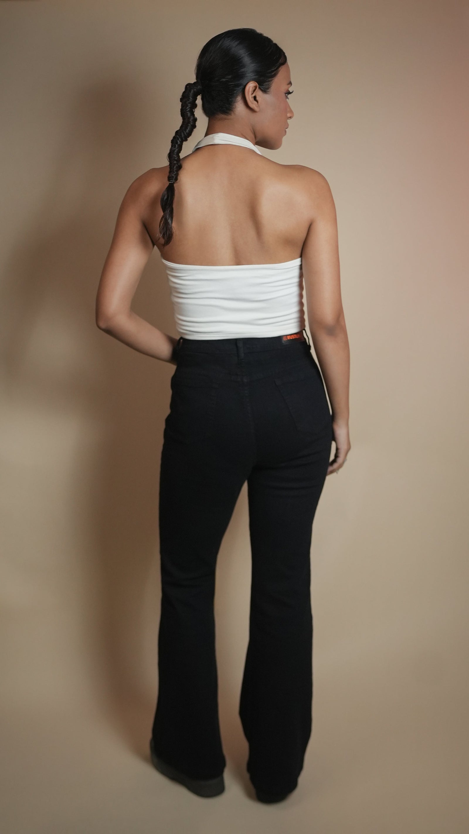 BOOTLEG DENIM BLACK WOMEN'S JEANS