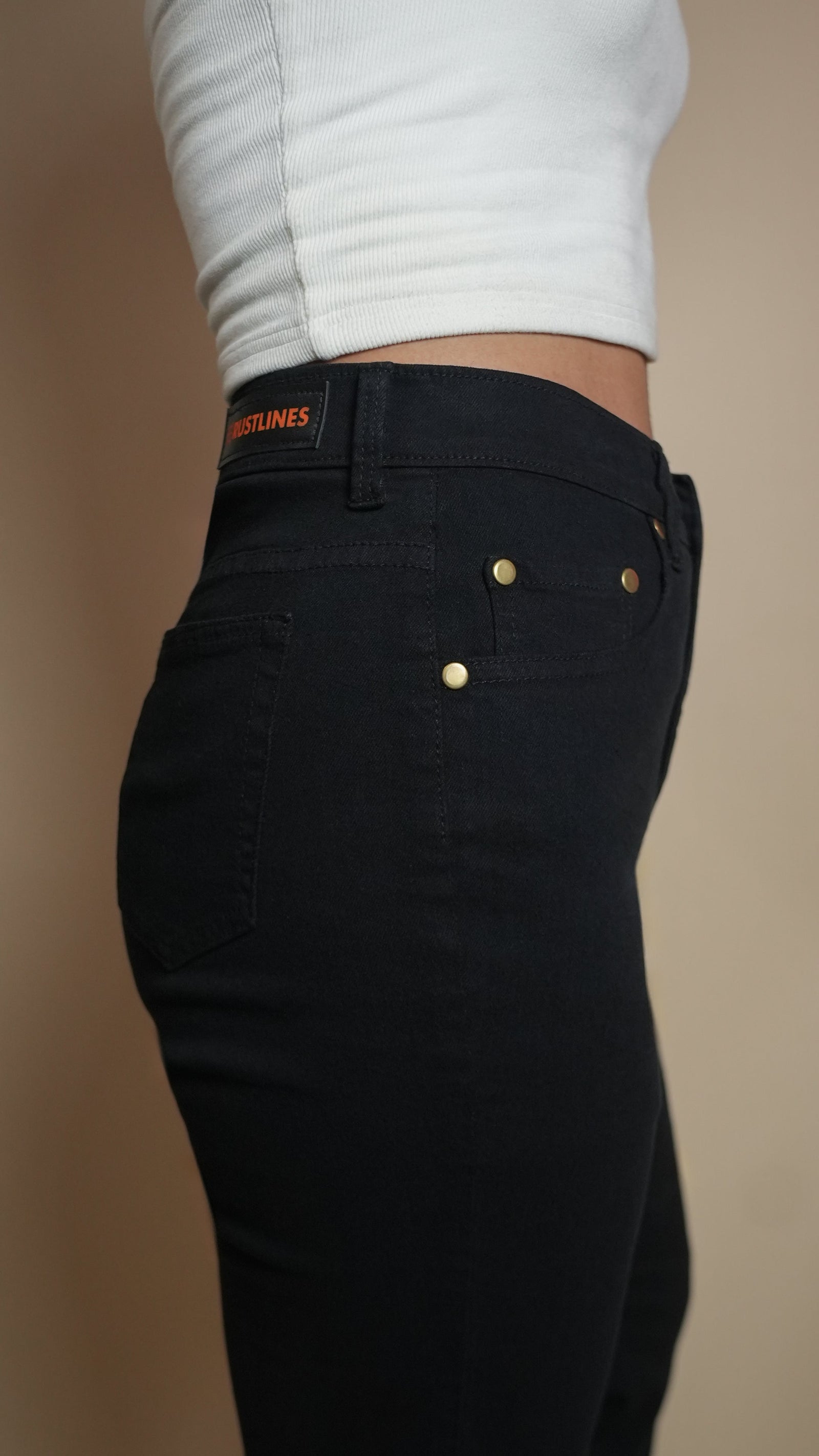 BOOTLEG DENIM BLACK WOMEN'S JEANS