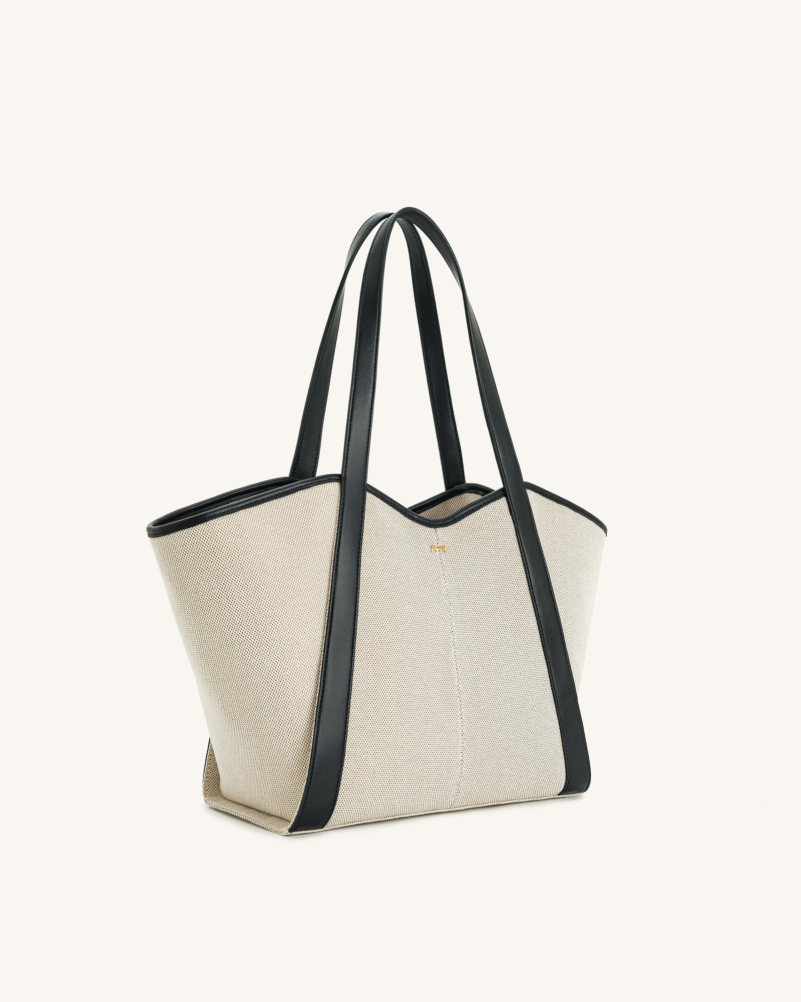 Jw Pei Kiana Large Capacity Tote Bag Black Canvas