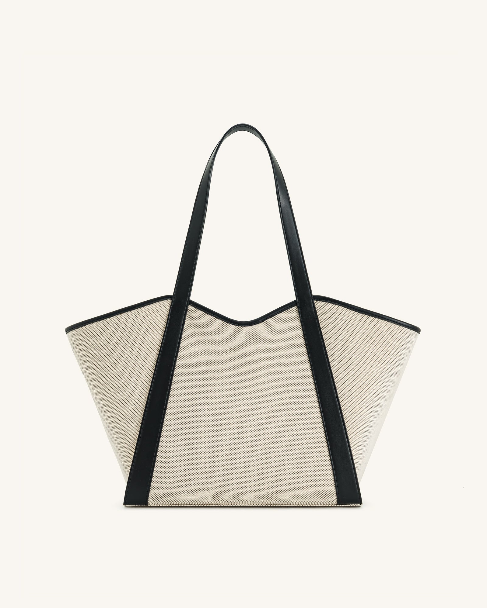 Jw Pei Kiana Large Capacity Tote Bag Black Canvas