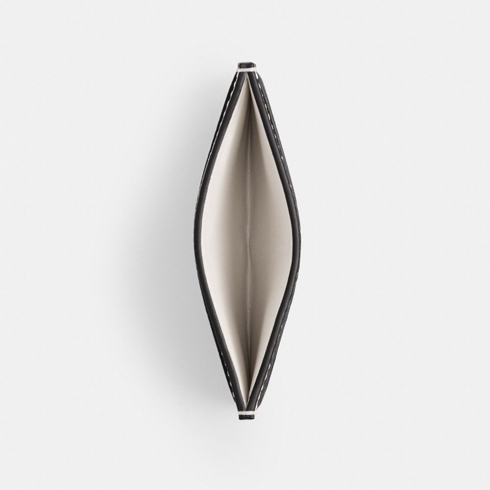 Coach Essential Card Case In Colorblock Brass Ash Multi