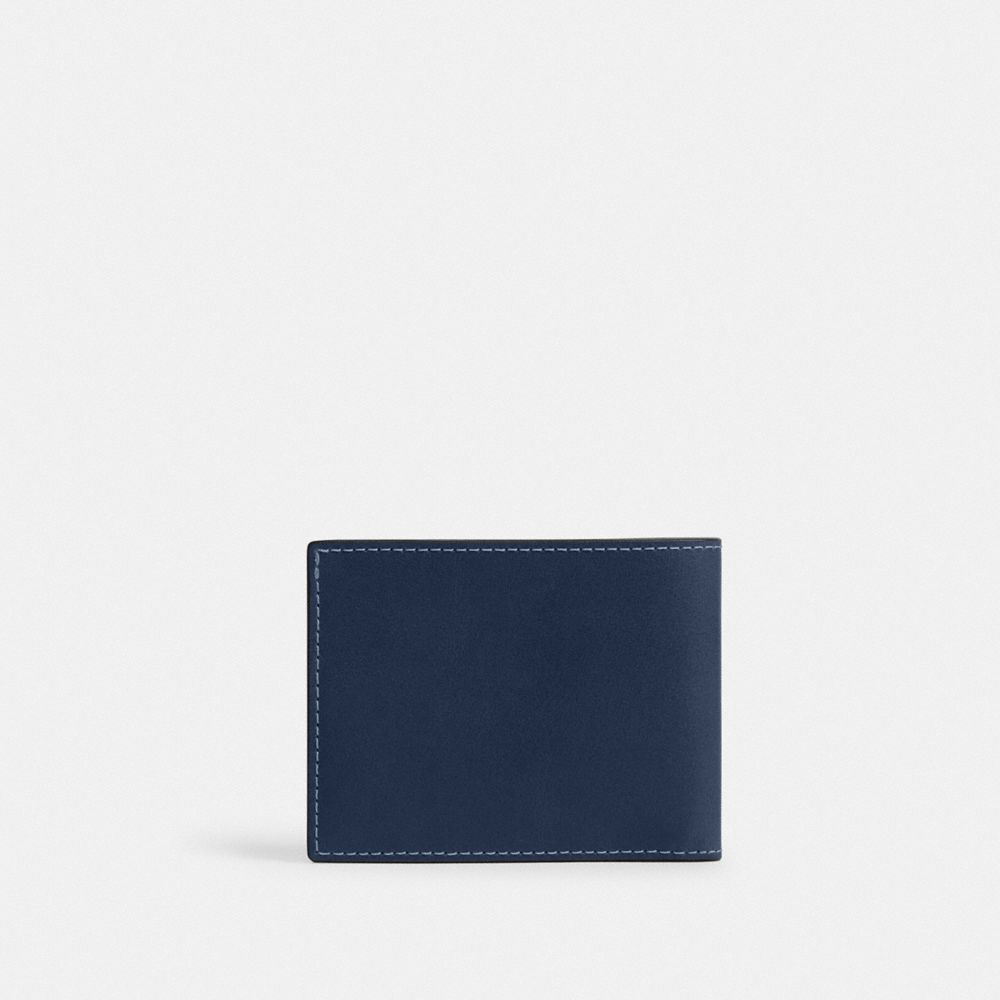 Coach Slim Billfold Wallet Navy