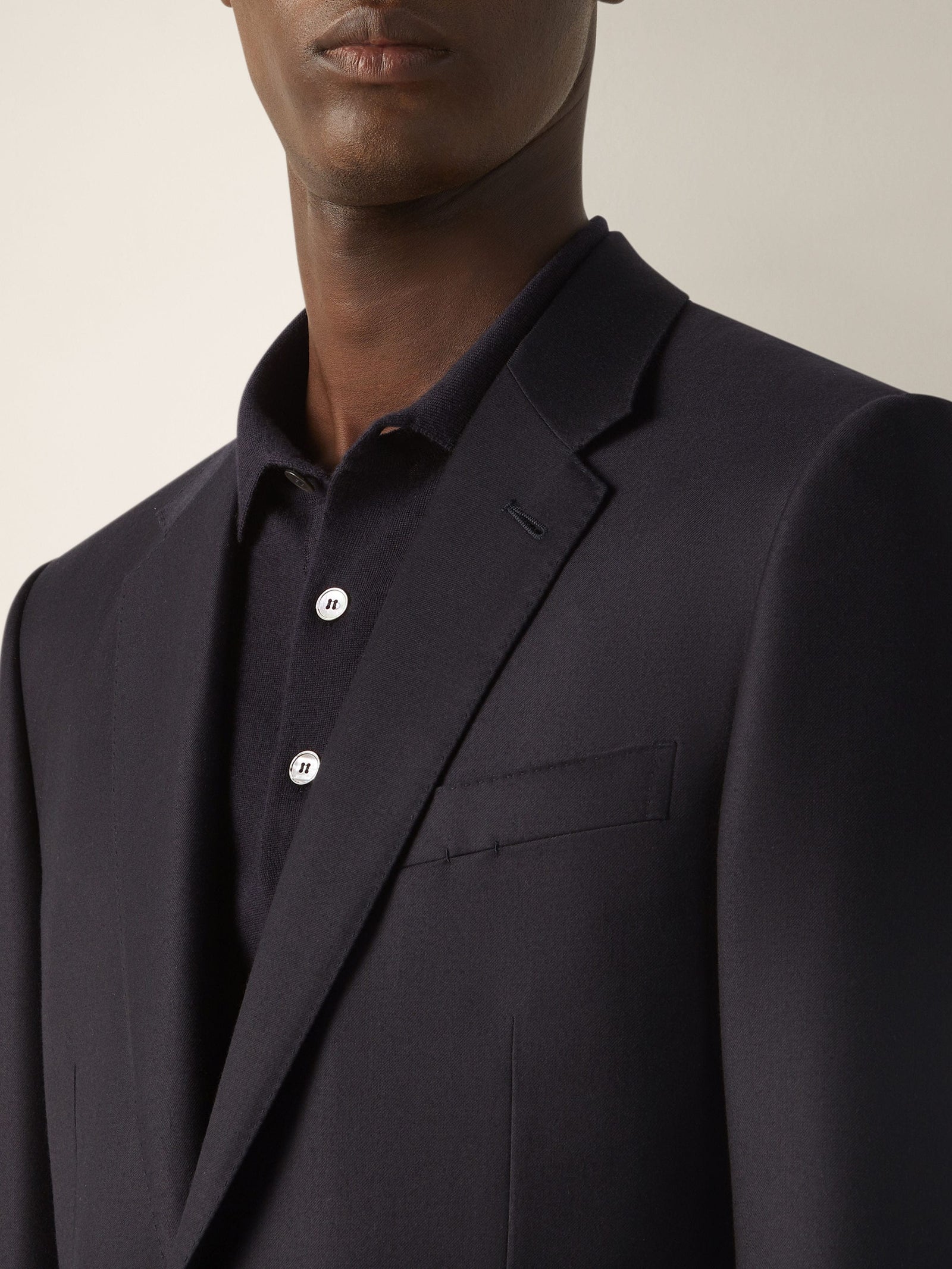 Zegna Navy Blue Trofeo Wool Suit