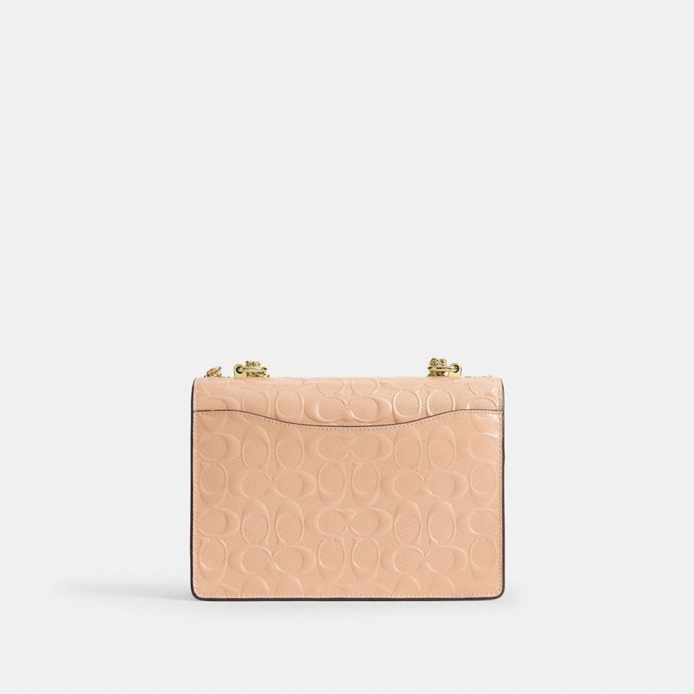 Coach Klare Crossbody Bag In Signature Leather Gold Faded Blush