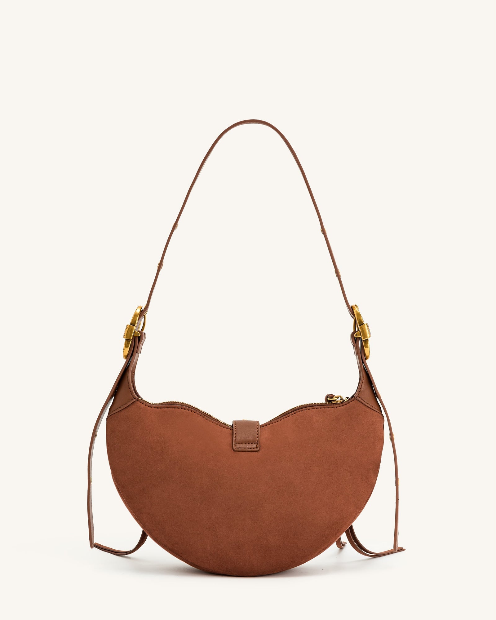 Jw Pei Tessa Suede Shoulder Bag Dark Birch Brown
