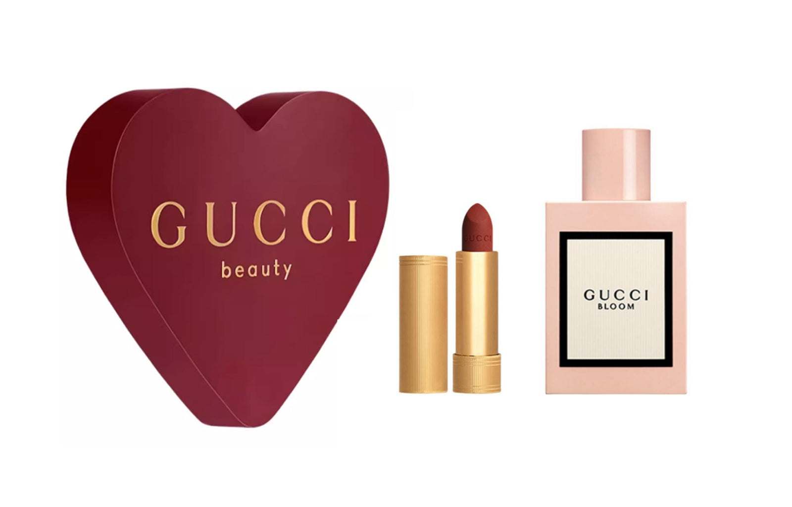 Gucci Flower Joy Velvet Matte Lipstick Perfume Gift Box Set Eau De Parfum Edp Tuberose Jasmine 50Ml 3 5G 30Ml 3 5G