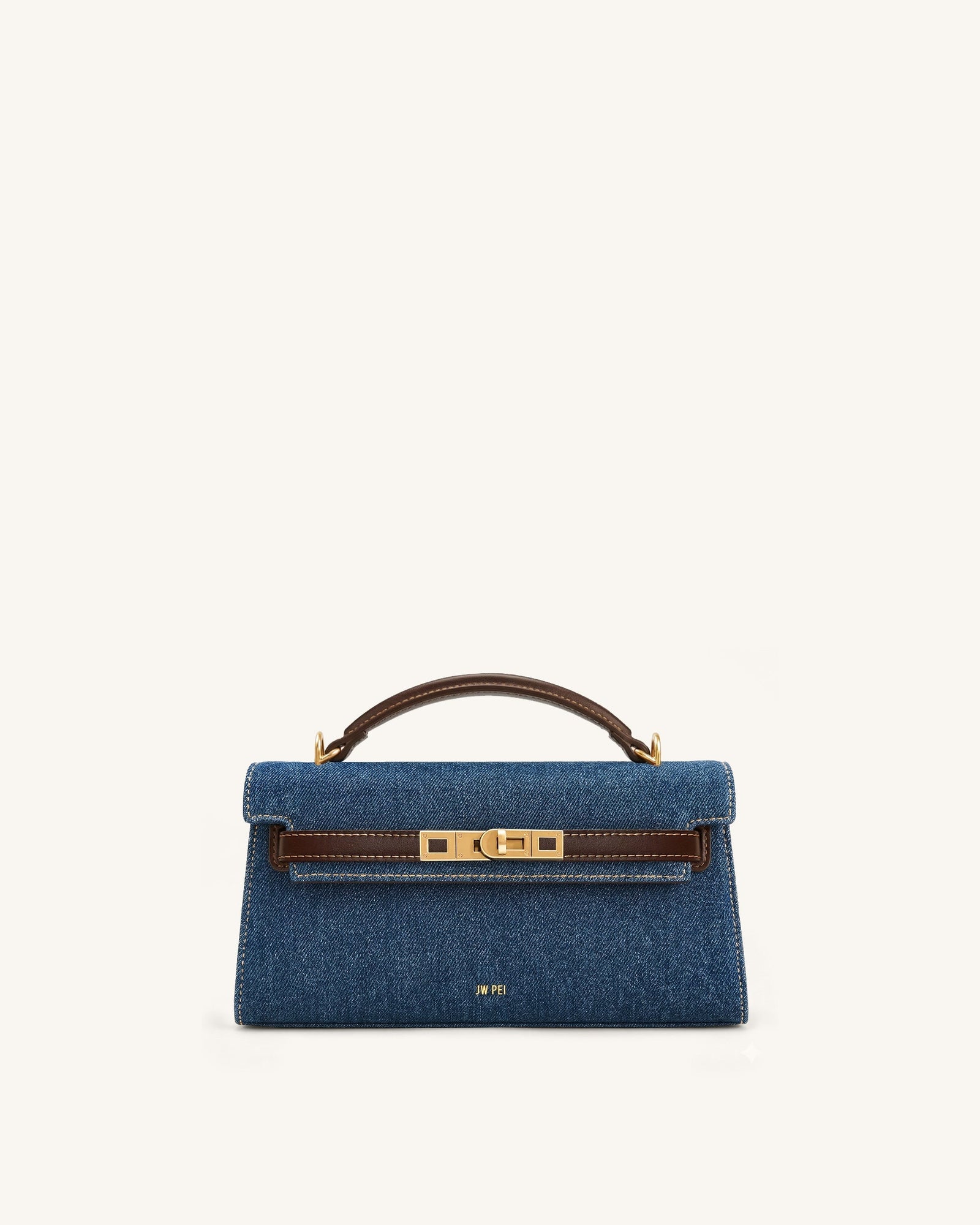 Jw Pei Noor Top Handle Bag Blue Denim