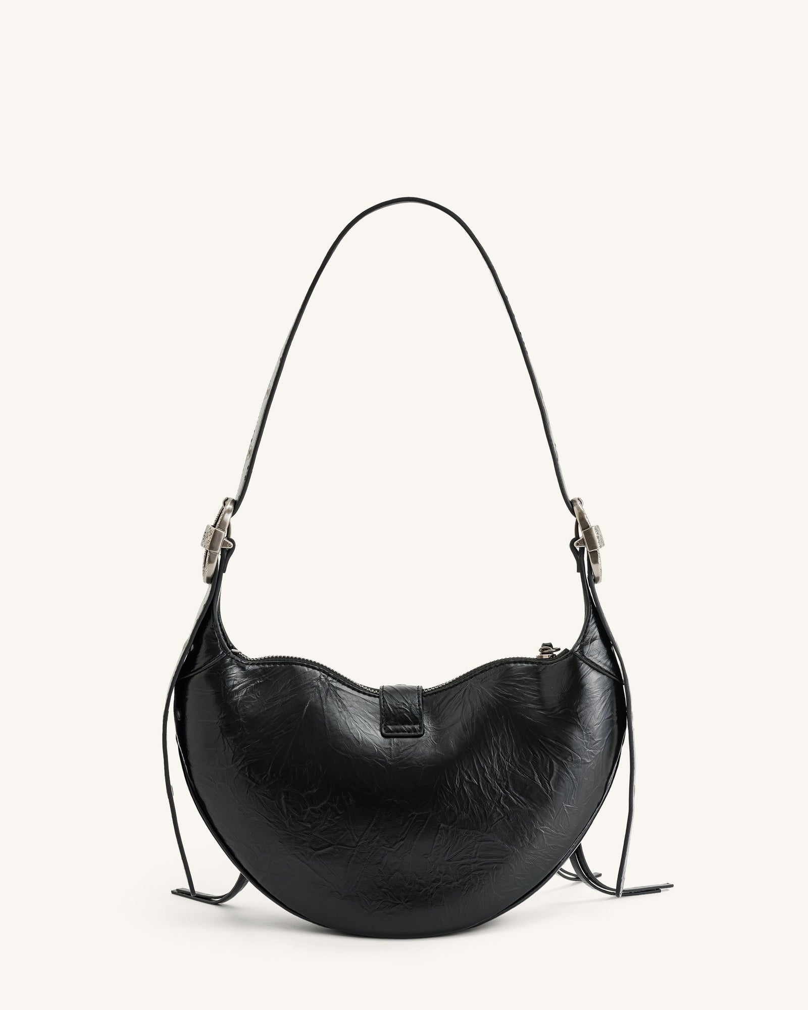 Jw Pei Tessa Crushed Shoulder Bag Black
