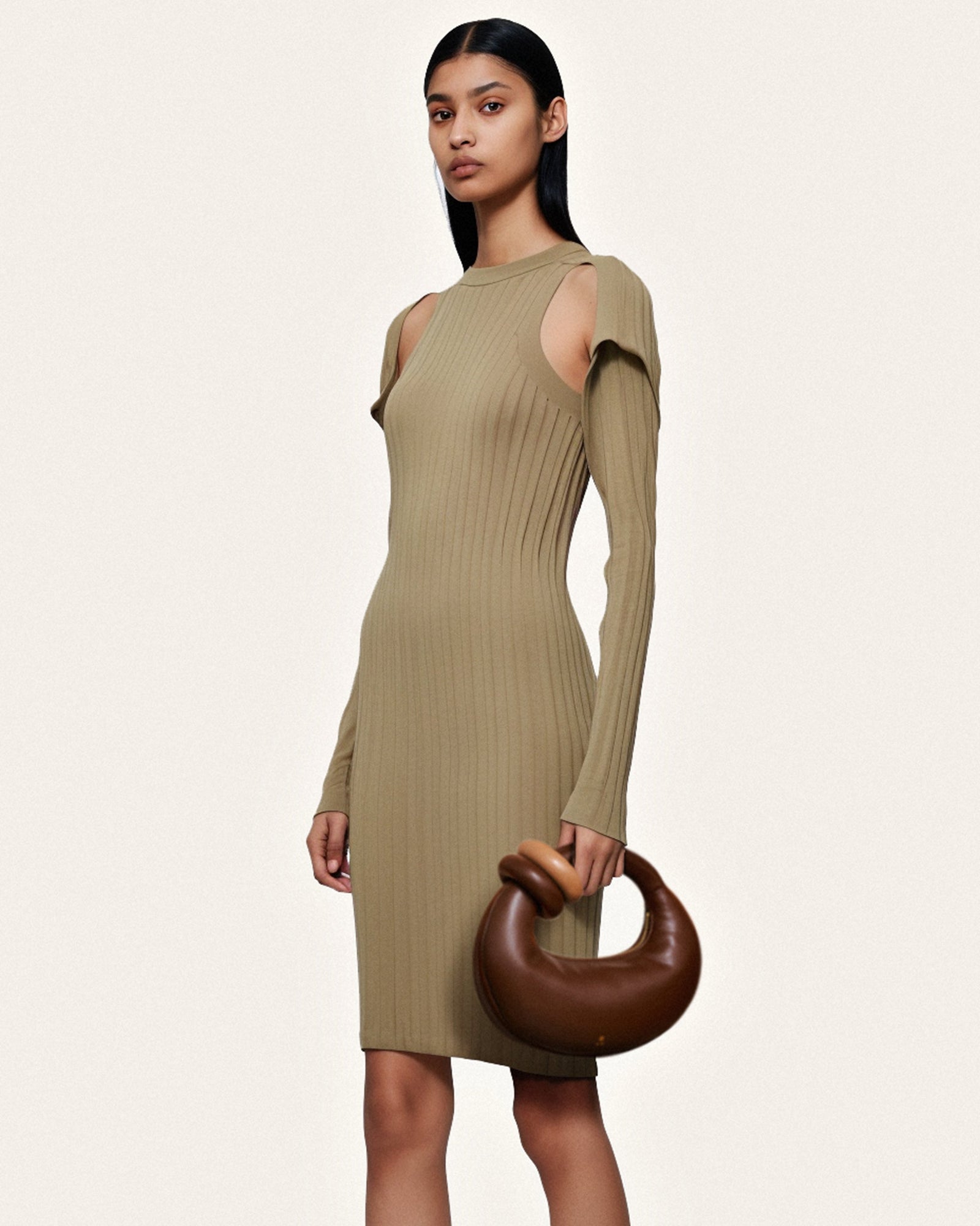 Jw Pei Abacus Top Handle Bag Umber