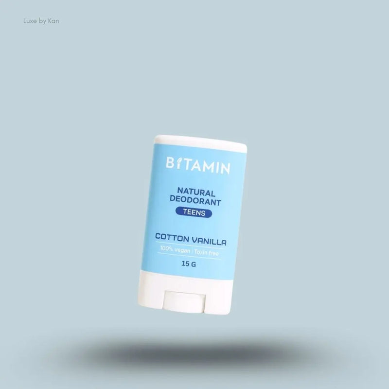 BITAMIN Cotton Vanilla Teens Natural Deodorant 15g
