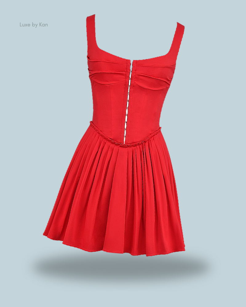 HOUSE OF CB  Cupid Pleated Mini Dress
