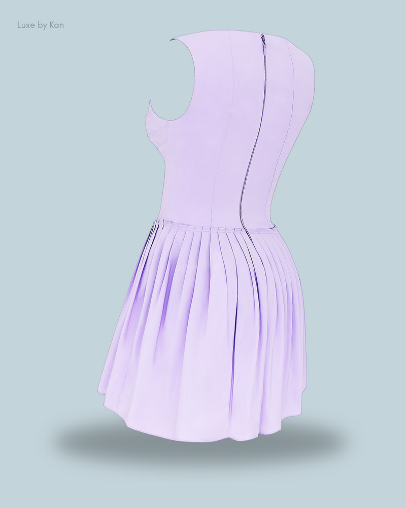 HOUSE OF CB  Cupid Pleated Mini Dress